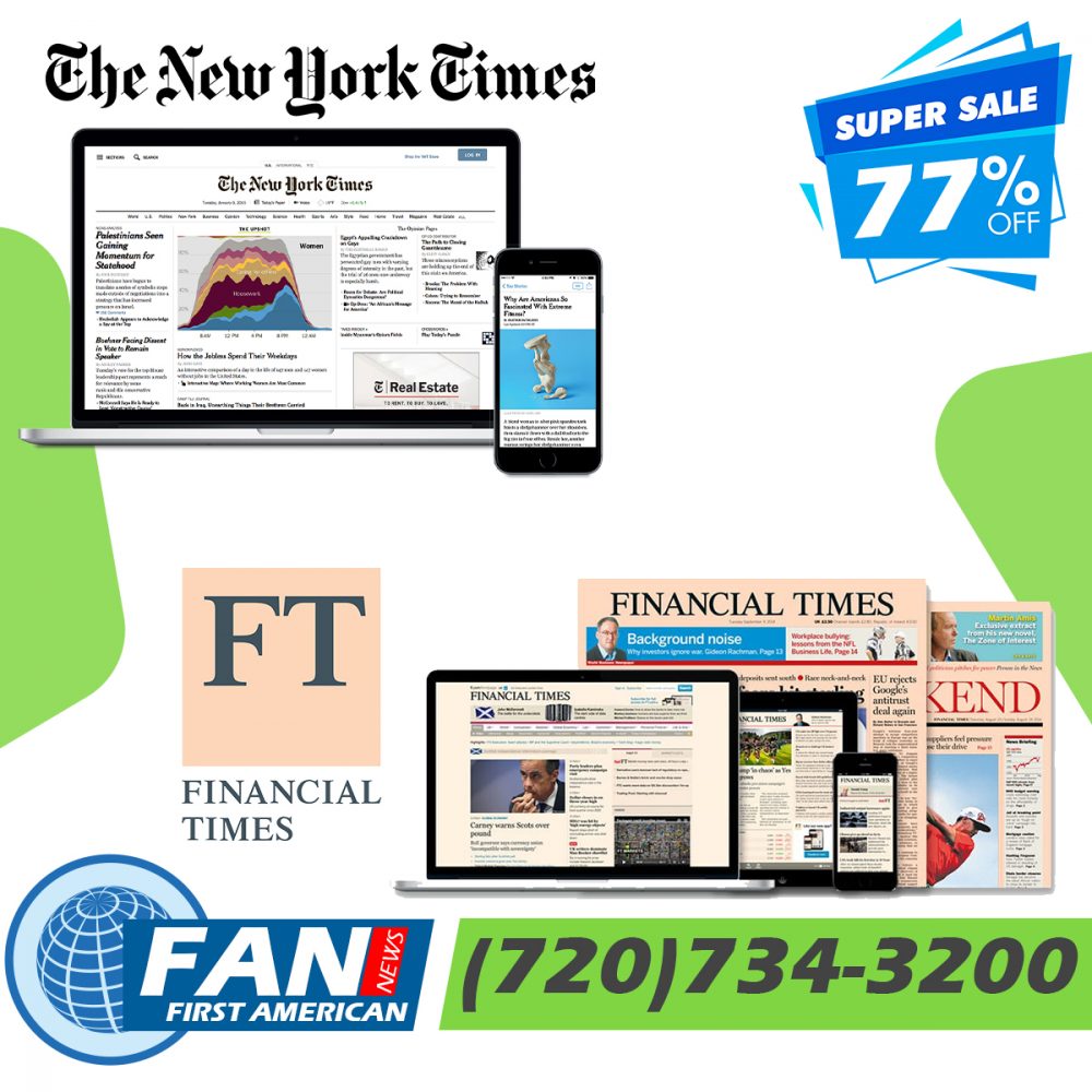 Financial times and New York Times by reogocorp