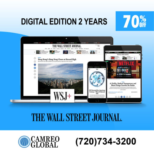 Wall Street Journal Digital Subscription for 2-Year