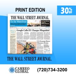 Wall St Jrnl Print Subscription