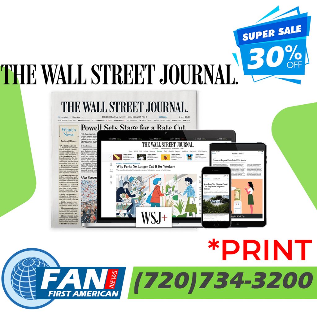 Wall Street Journal Print Subscription Deals | WSJ Digital Cost