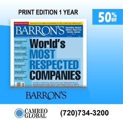 Barron's Print Edition Subscription for only $230